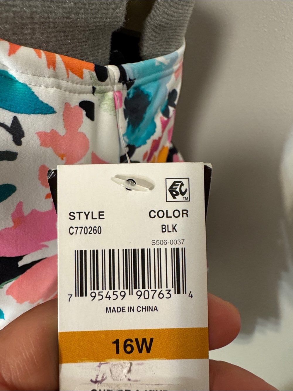 Island Escape Multicolor Floral Ruffle One-Piece - Picture 4 of 5